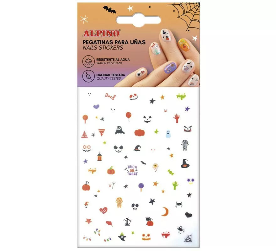 Translation missing: fr.Lámina de Pegatinas para Uñas de Halloween en 2 modelos surtidos