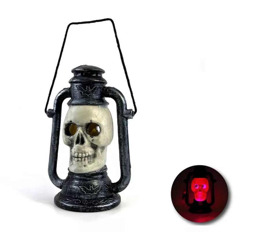Translation missing: fr.Lámpara Calavera con luz de 16x36 cm
