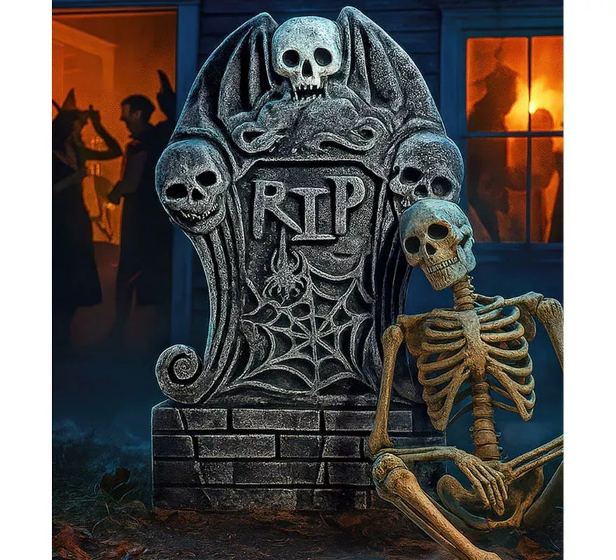 Translation missing: fr.Lápida Calavera de 34x59 cm