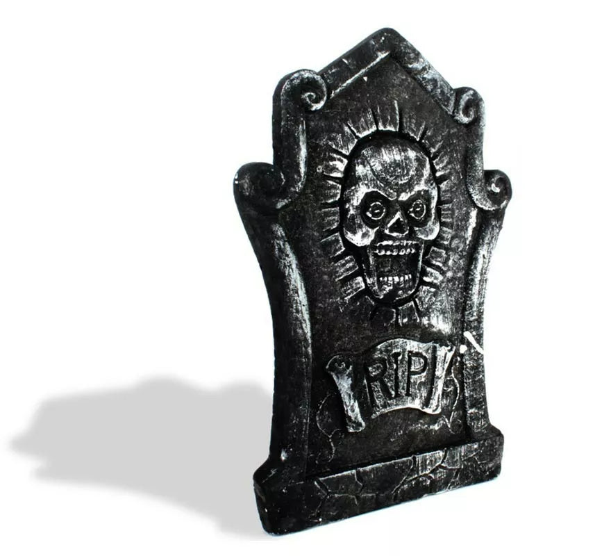 Translation missing: fr.Lápida Calavera gritando RIP de foam de 29x43 cm
