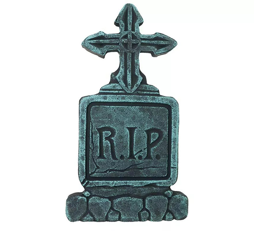 Translation missing: fr."Lápida Cementerio Cruz ""RIP"" de 43x22 cm"
