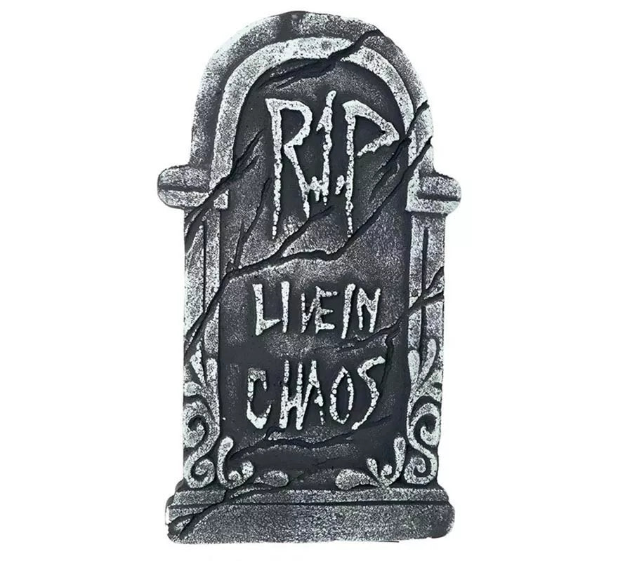 Translation missing: fr."Lápida Cementerio ""Live in Chaos2 de 43x22 cm"