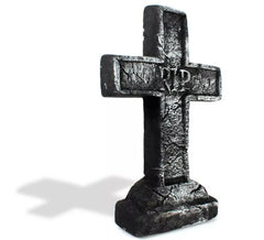 Croix en mousse RIP Pierre tombale 38x58 cm