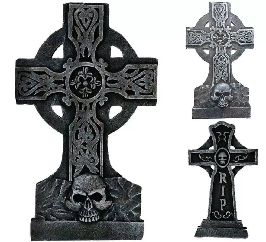 Translation missing: fr.Lápida Gris de 37x61 cm en 3 modelos surtidos