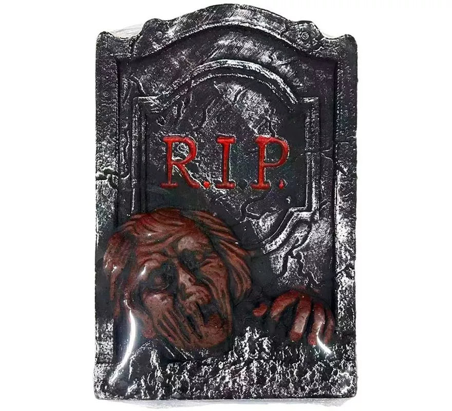 Translation missing: fr.Lápida Zombie de Foam RIP de 34x3,50x55 cm