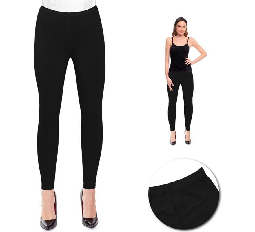Translation missing: fr.Leggins color negro para mujer