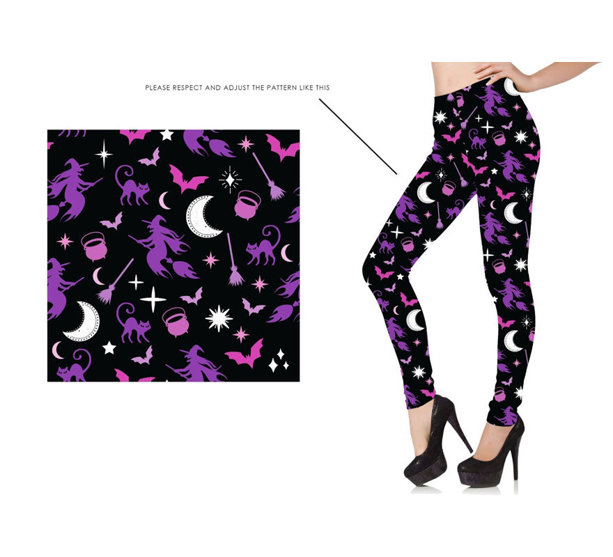 Translation missing: fr.Leggins de Bruja púrpura para mujer
