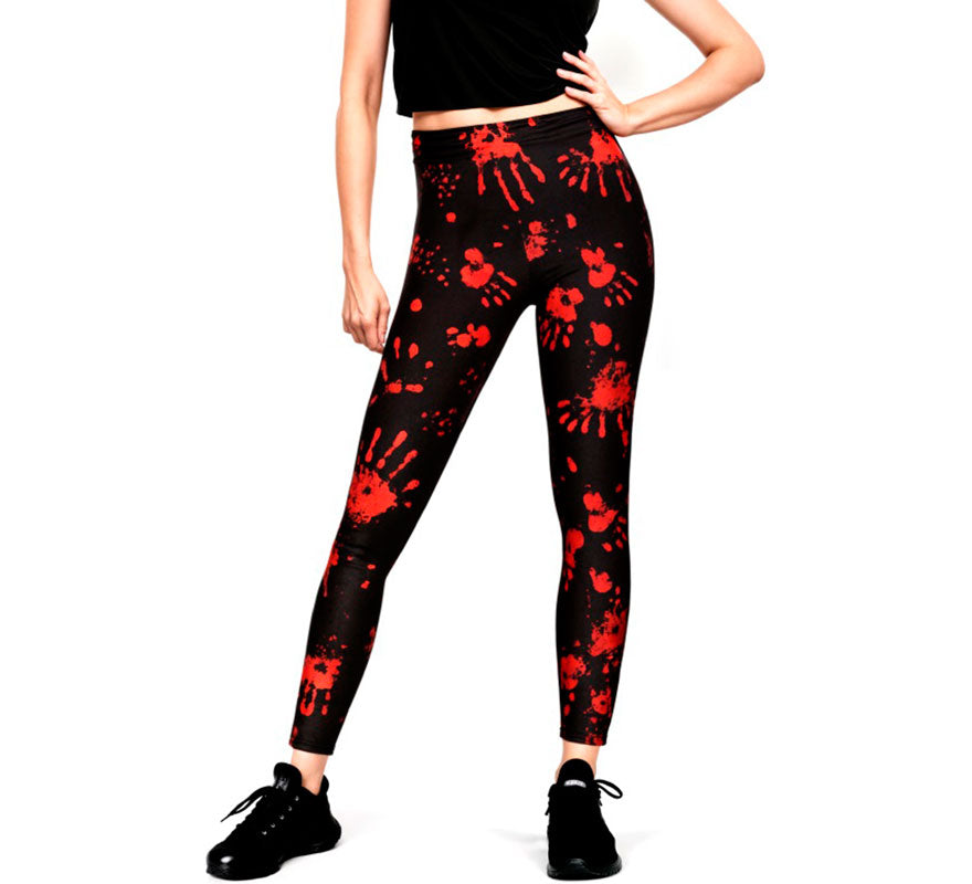 Leggins de Huellas Ensangrentados para mujer