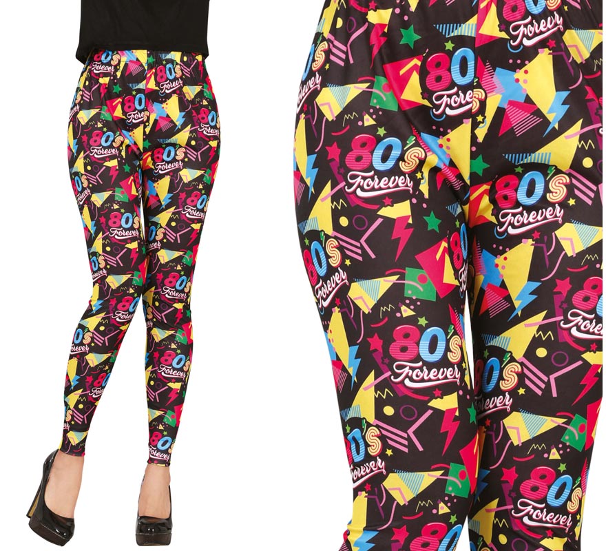 Leggins de los años 80 para mujer