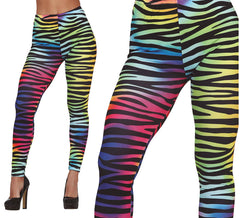 Legging imprimé tigre multicolore pour femme