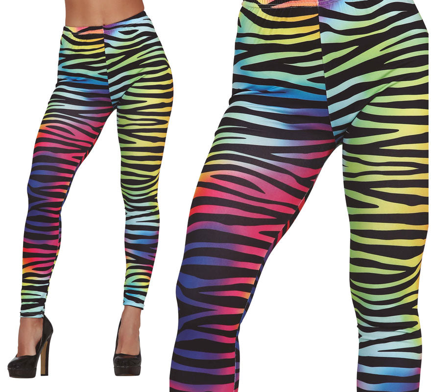 Translation missing: fr.Leggins estampado Tigre multicolor para mujer