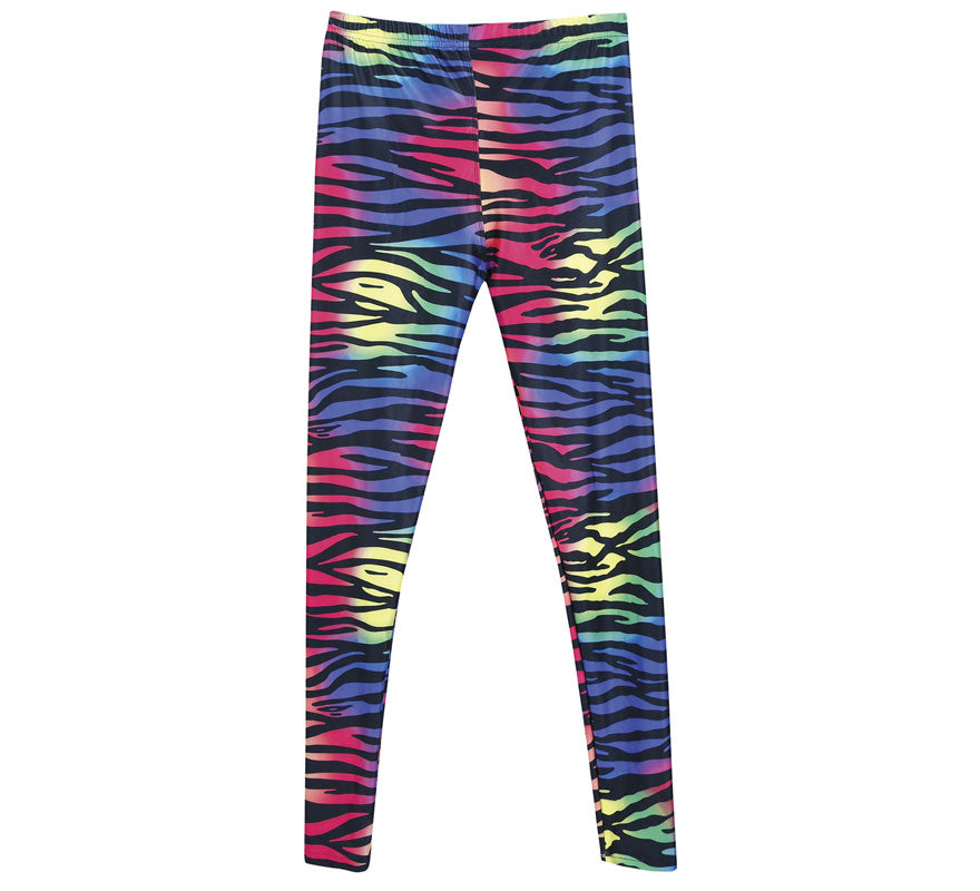Translation missing: fr.Leggins estampado Tigre multicolor para mujer