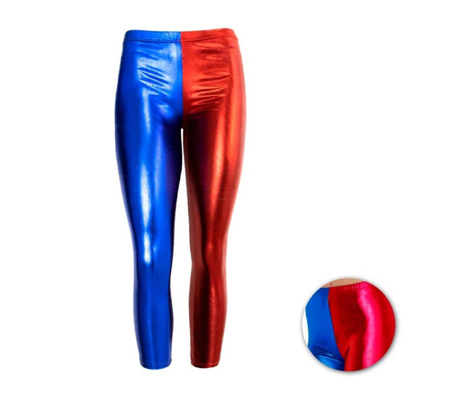 Translation missing: fr.Leggins Metalizado de Payasa Villana para mujer