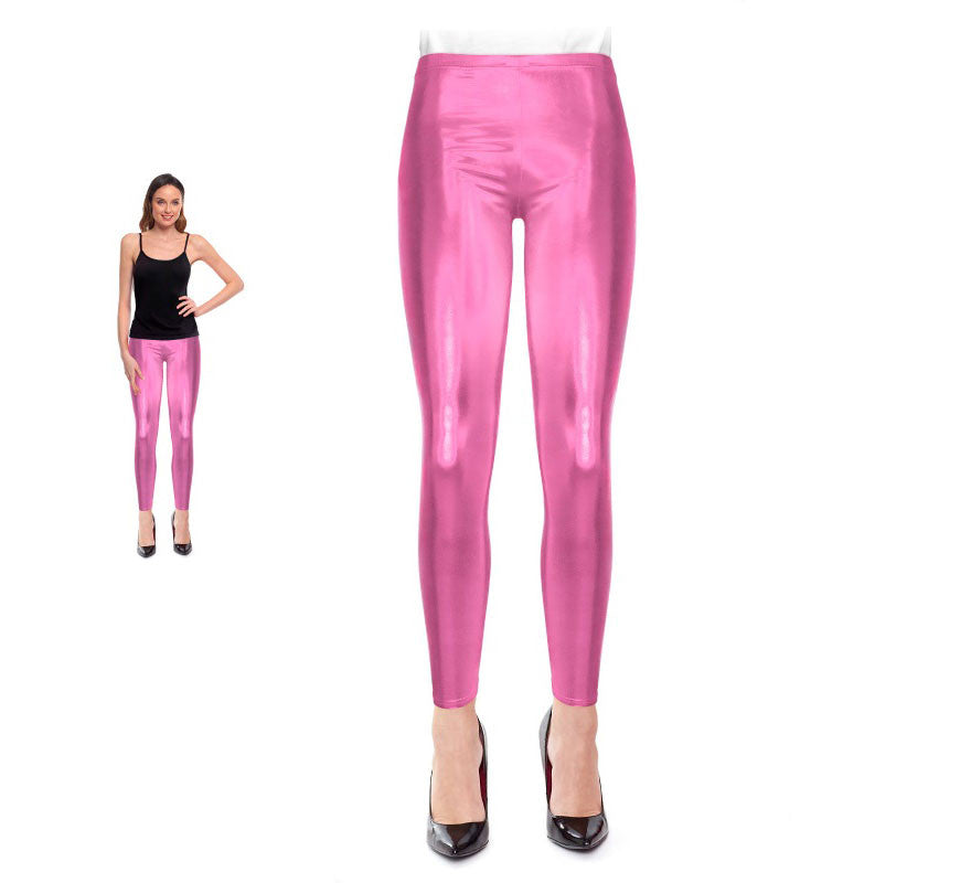 Translation missing: fr.Leggins Metalizado rosa para mujer