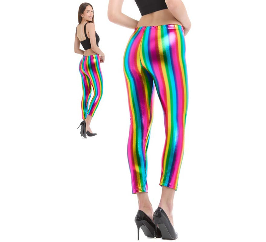 Translation missing: fr.Leggins metalizados Arcoíris para mujer