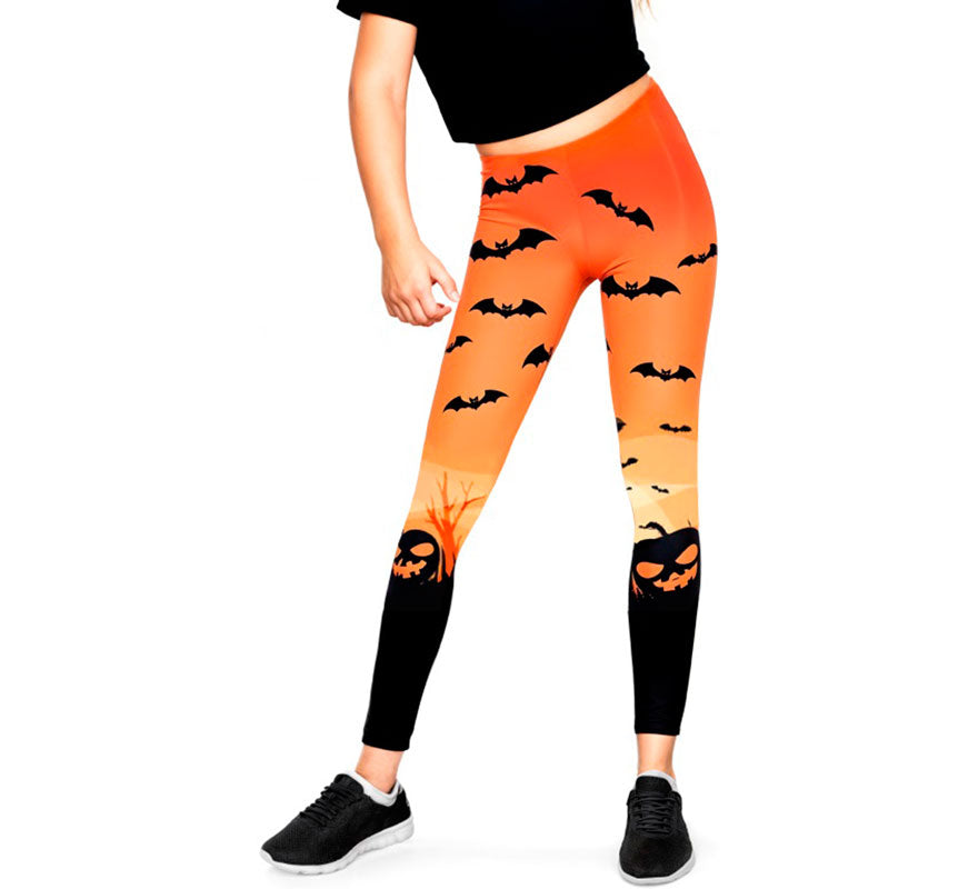 Translation missing: fr.Leggins naranjas de Calabaza para niña