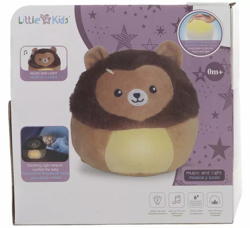 Translation missing: fr.León de Peluche Relajante con Luz y Sonido de 24 cm