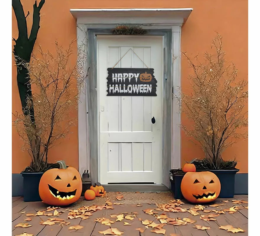 Translation missing: fr.Letrero 'Happy Halloween' de 34X19 cm