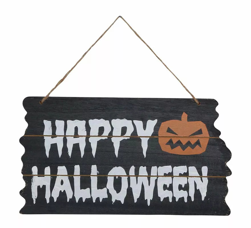 Translation missing: fr.Letrero 'Happy Halloween' de 34X19 cm