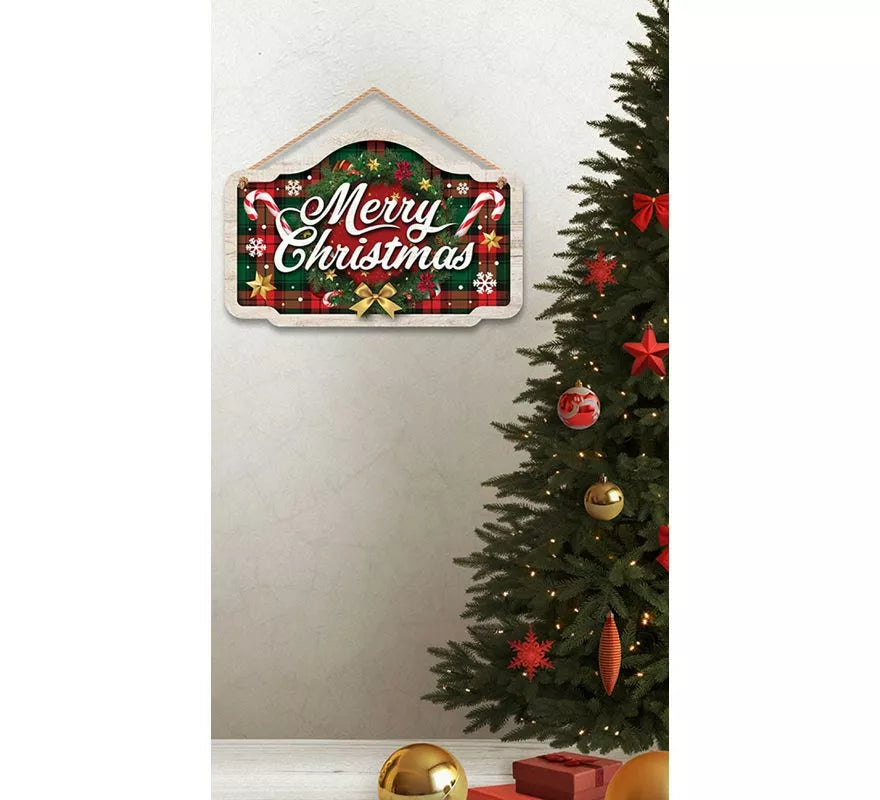 Translation missing: fr.Letrero Merry Christmas de 34x19 cm