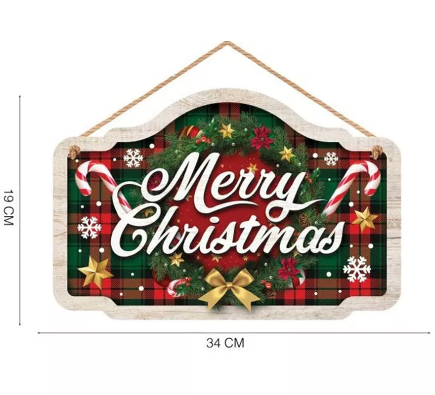Translation missing: fr.Letrero Merry Christmas de 34x19 cm
