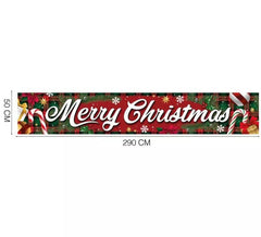 Panneau en tissu Joyeux Noël 290x50 cm