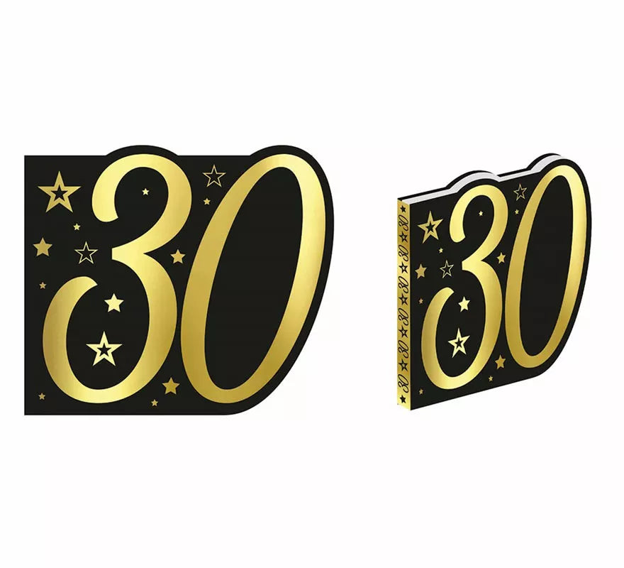 Translation missing: fr.Libro Dorado y Negro 30 Años Cumpleaños y Aniversarios de 26 Páginas