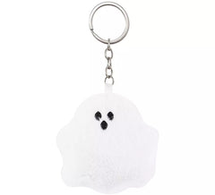 Porte-clés fantôme en peluche 10 x 10 cm
