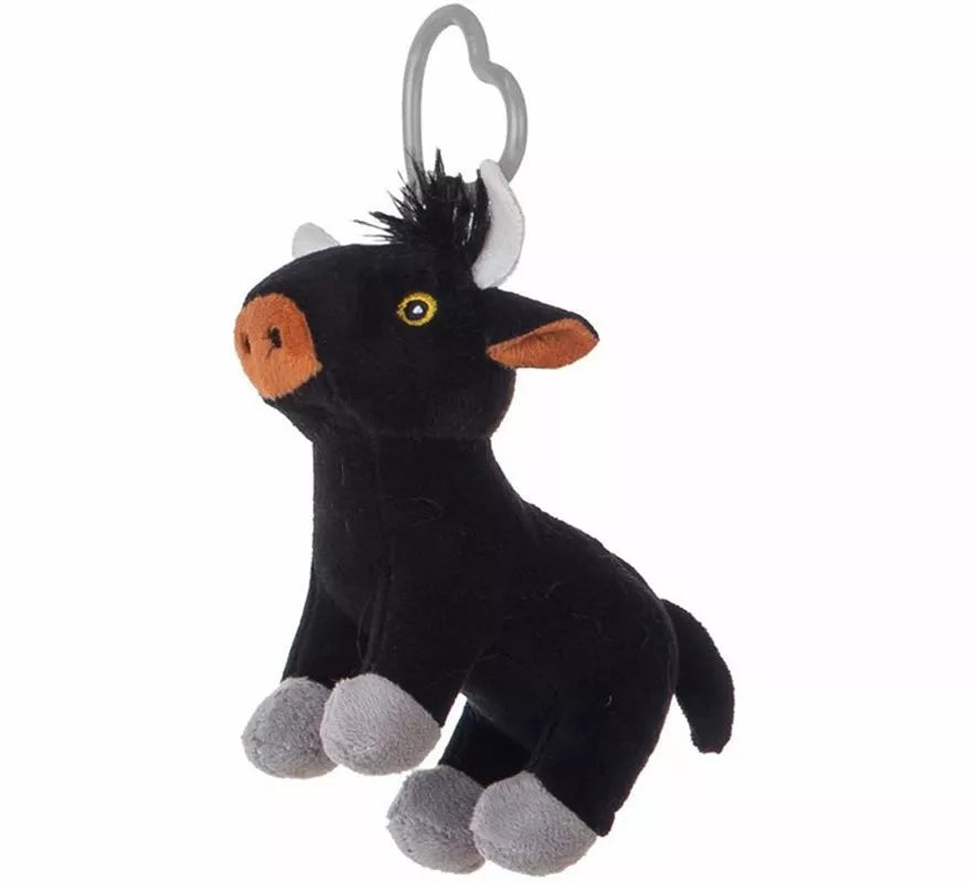 Translation missing: fr.Llavero Toro de Peluche de 12 cm