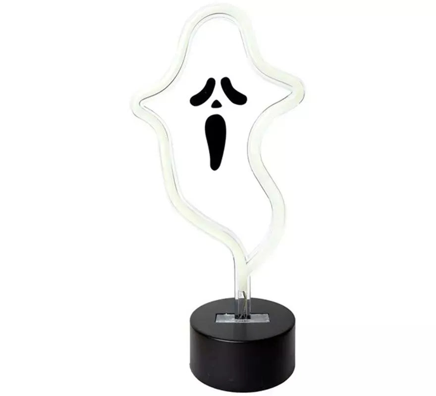 Translation missing: fr.Luz neón de Fantasma con Soporte de 17x9x27 cm