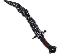 Crânes à machette de 56 x 12 x 3,5 cm