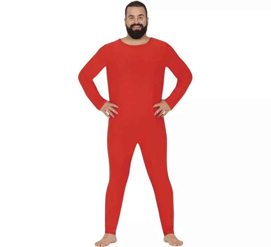 Maillot o Mono color rojo para hombre