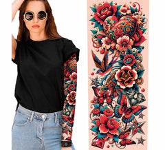 Manchon de tatouage multicolore adulte