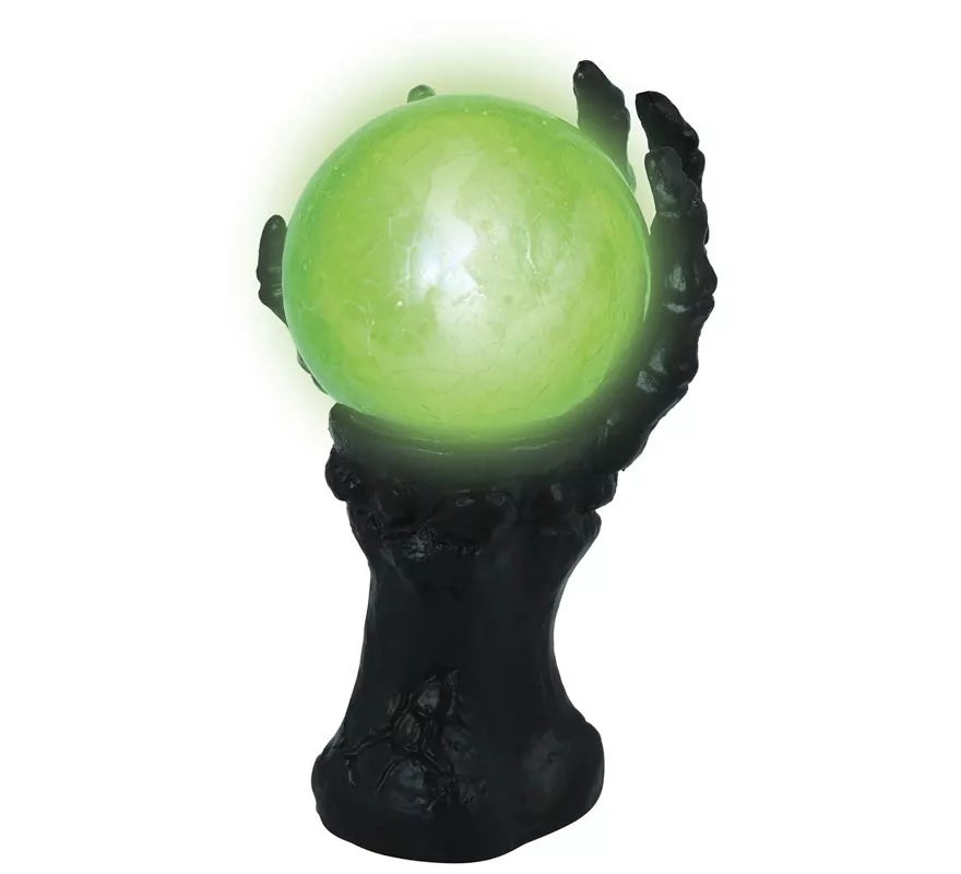 Translation missing: fr.Mano con Bola de Cristal con Luz de 14,5x8 cm