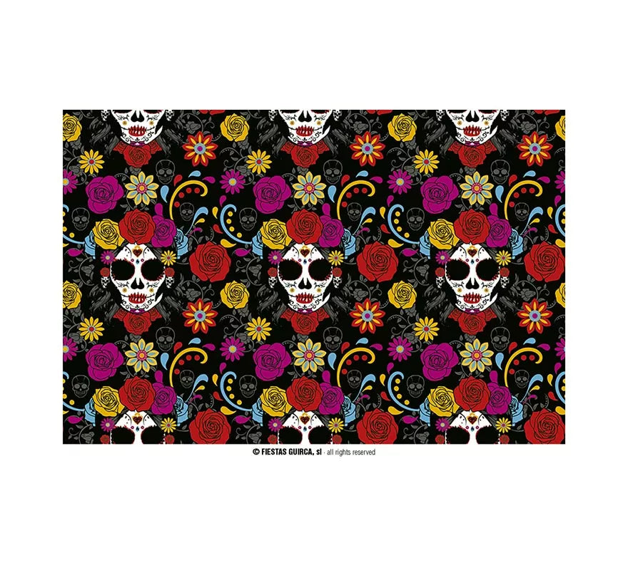 Translation missing: fr.Mantel de Catrina colorida de 137x274 cm
