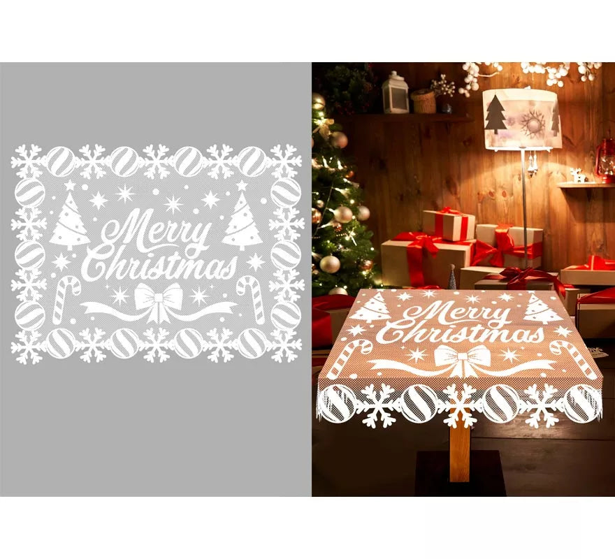 Translation missing: fr.Mantel Cuadrado Merry Christmas de 100x75 cm