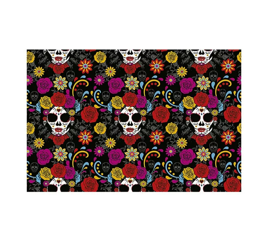 Translation missing: fr.Mantel de Catrina colorida de 137x274 cm