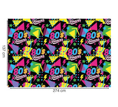 Nappe des années 80 137x274 cm