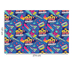 Nappe années 90 137x274 cm