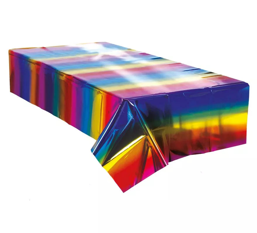 Mantel multicolor de 137x274 cm