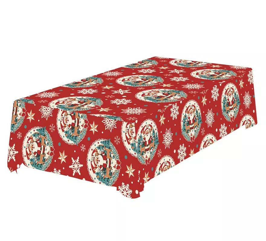 Translation missing: fr.Mantel rojo Papá Noel de 137x274 cm