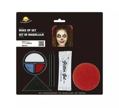 Maquillage Arlequin Maléfique