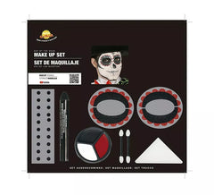 Catrina maquillage bords rouges