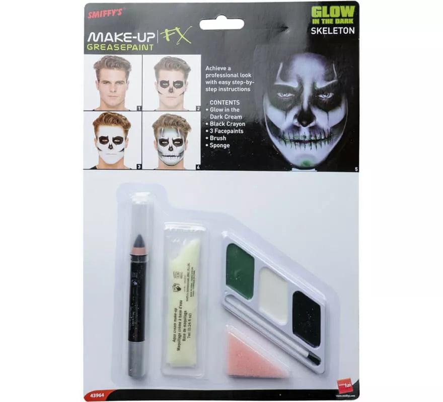 Translation missing: fr.Maquillaje de Esqueleto Fluorescente
