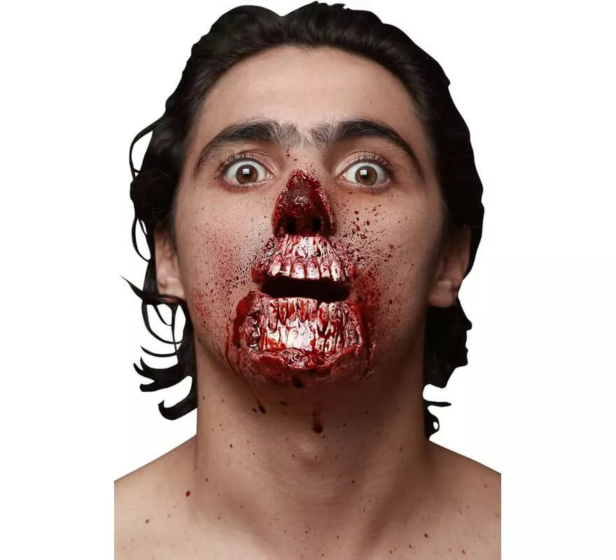 Translation missing: fr.Maquillaje FXs Boca y Nariz Zombie de Látex