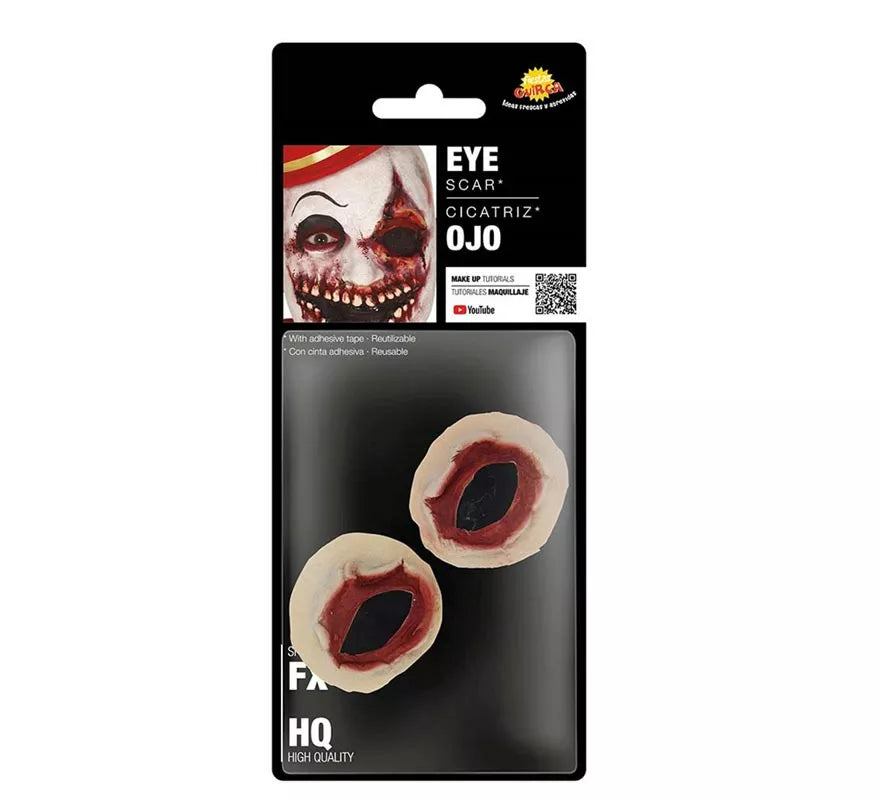 Translation missing: fr.Maquillaje FXs de Cicatriz Ojos Negros