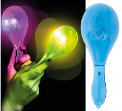 Maracas lumineuses de 15 cm, couleurs assorties