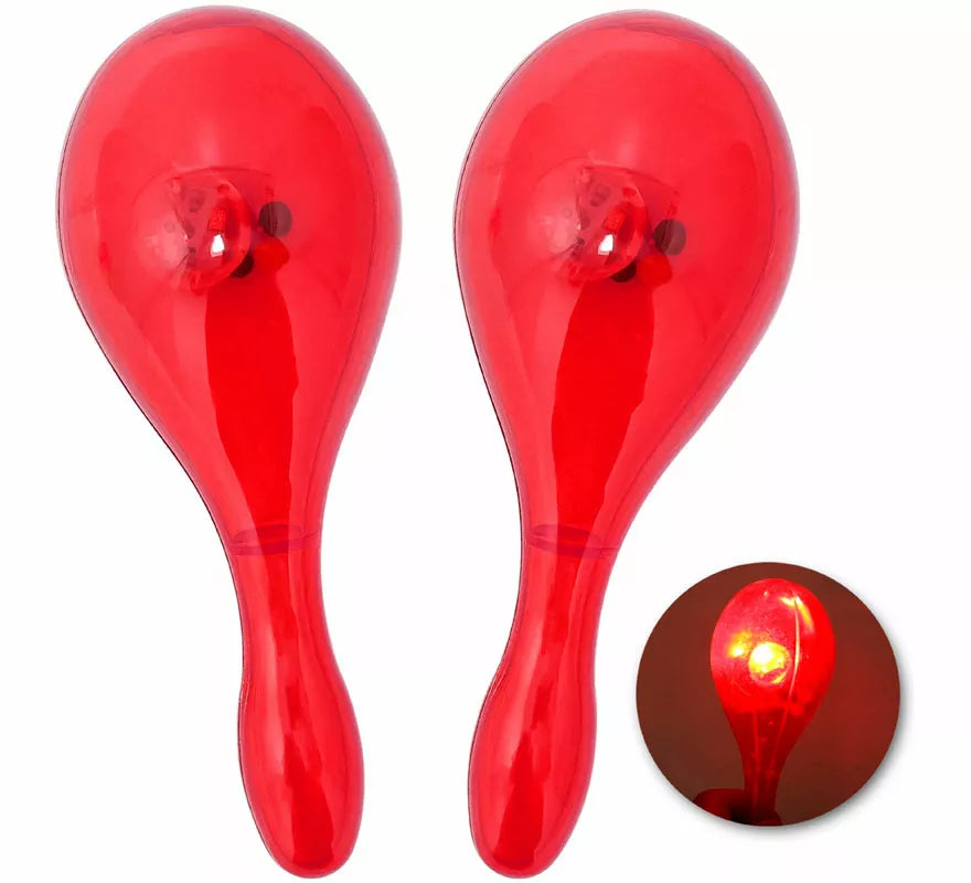Translation missing: fr.Maracas con Luz de 16x7 cm en varios colores