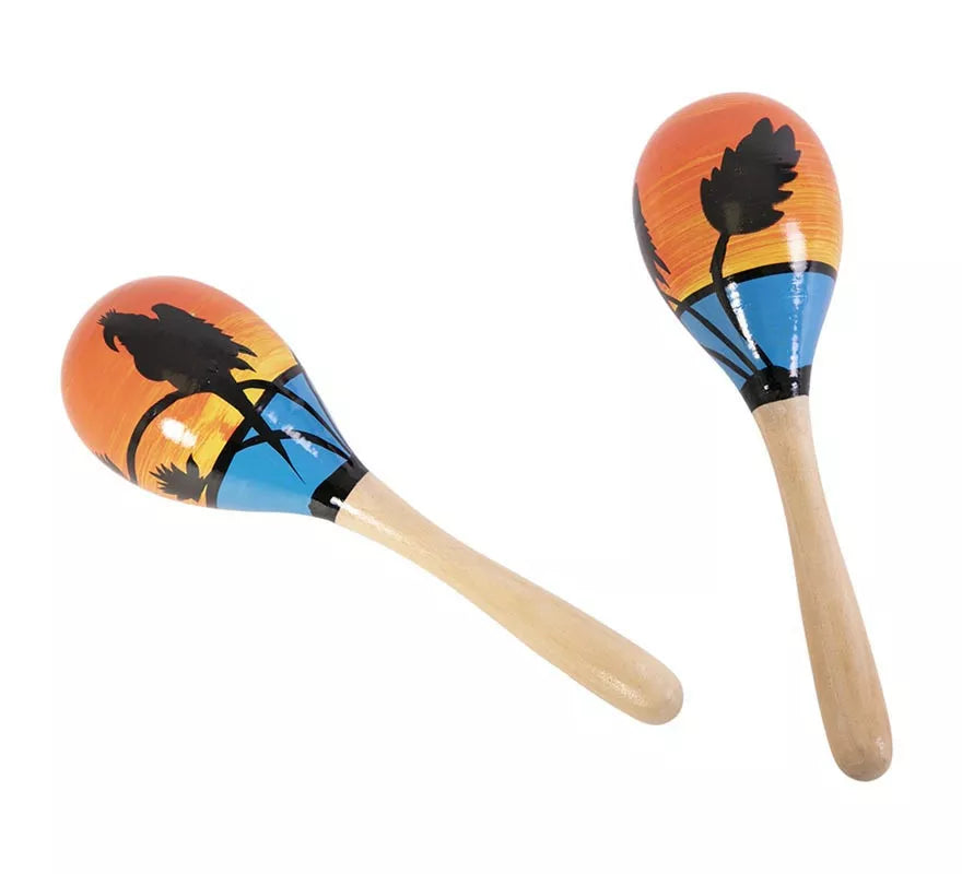 Translation missing: fr.Maracas de Madera de 20 cm