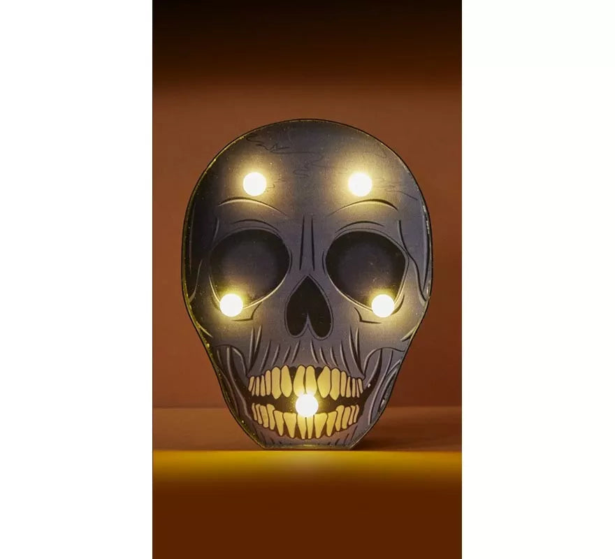 Marquesina de Calavera iluminación LED de 13x3x17,50 cm